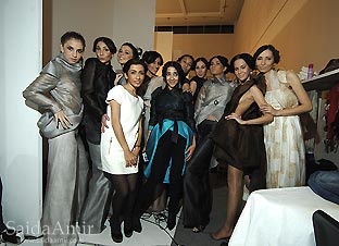 Stylist Kamilla Bagirova, designer Saida Amir and models