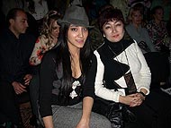 Fashion designer Saida Amir and  Doctor of science art criticizm Kamola Akilova.