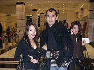 Fashion designers Saida Amir,Sherzod  Atabaev and Elmira Ibragimova.
