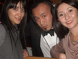 Саида Амир, японский DJ Тошио Мацуура и Умида Юсупова.