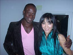 DJ Ignace KDS (Chokolate) and Saida Amir.