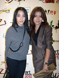 Fashion designers Saida Amir & Dildora Kasymova